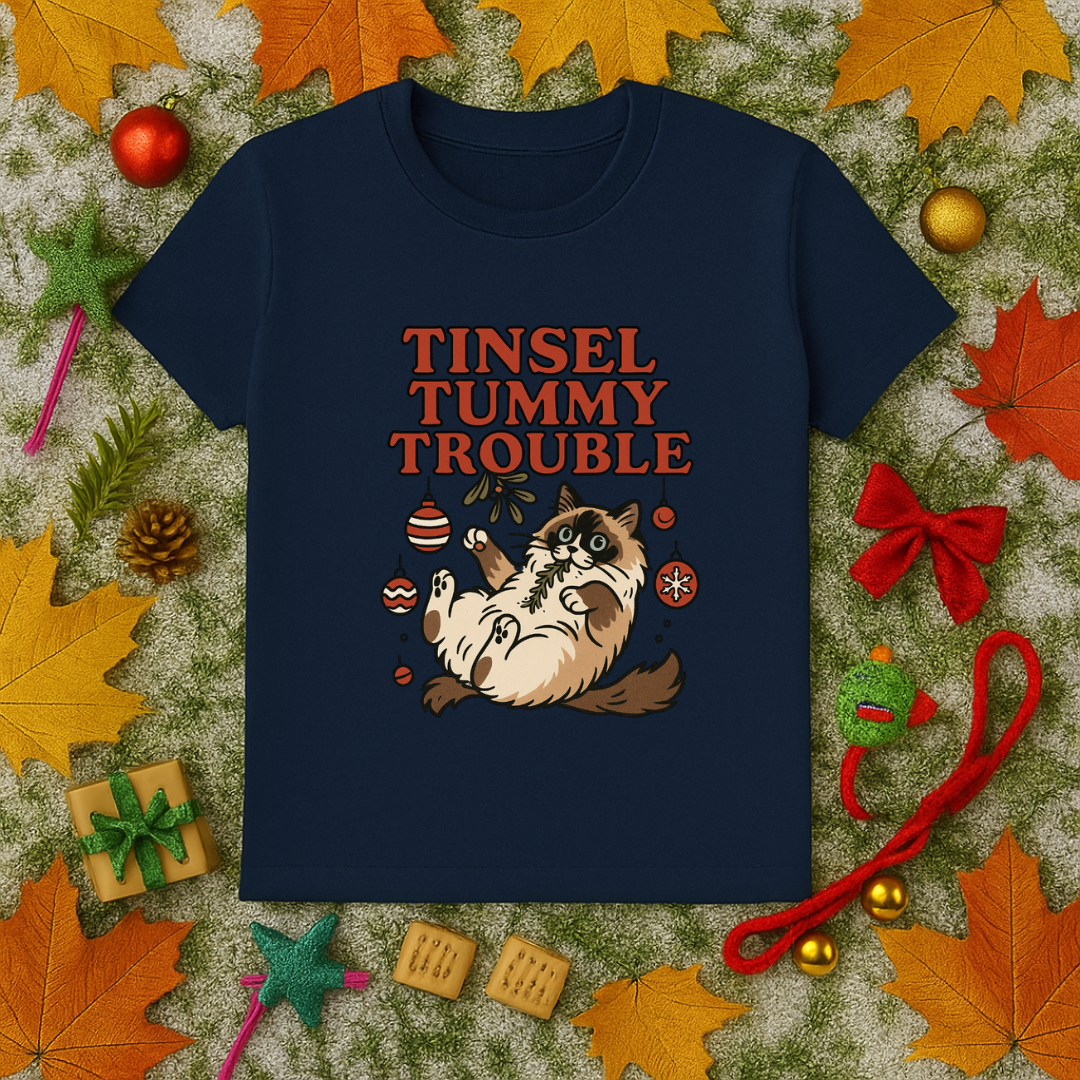 Tinsel Tummy Trouble