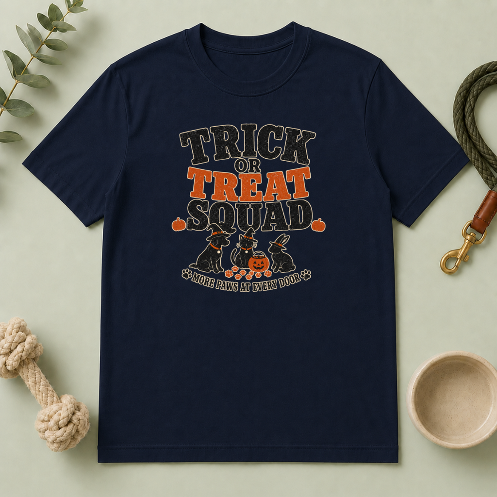 Trick or Treat Squad Halloween Pet T-Shirt