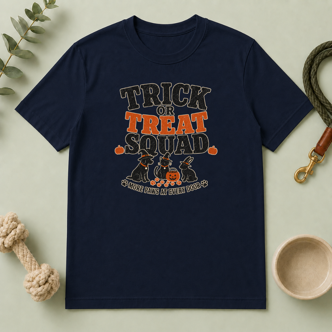 Trick or Treat Squad Halloween Pet T-Shirt