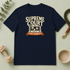 Supreme Court of Paws T-Shirt — Retro Dog & Cat Justice Tee
