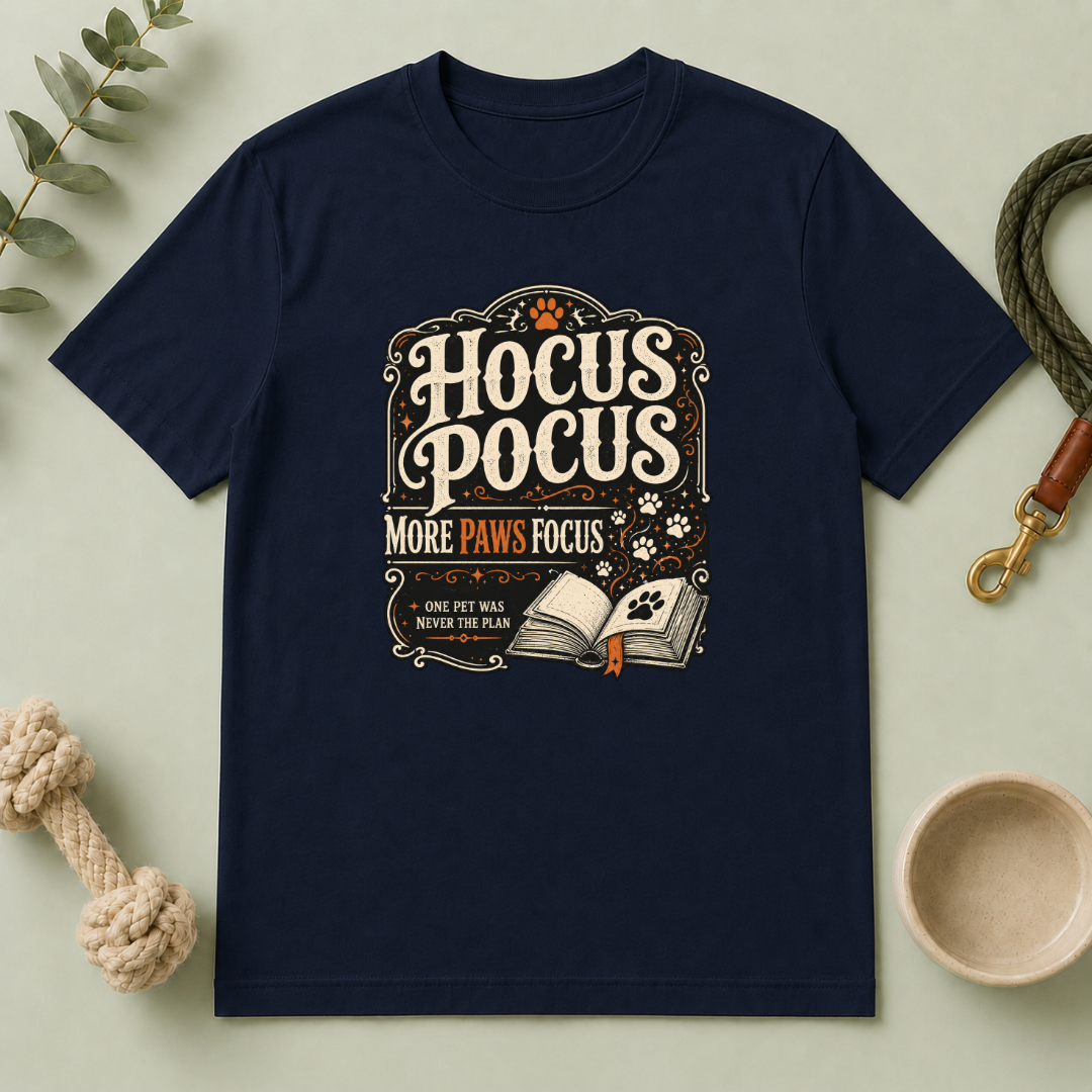 Hocus Pocus, More Paws Focus Halloween Pet T-Shirt