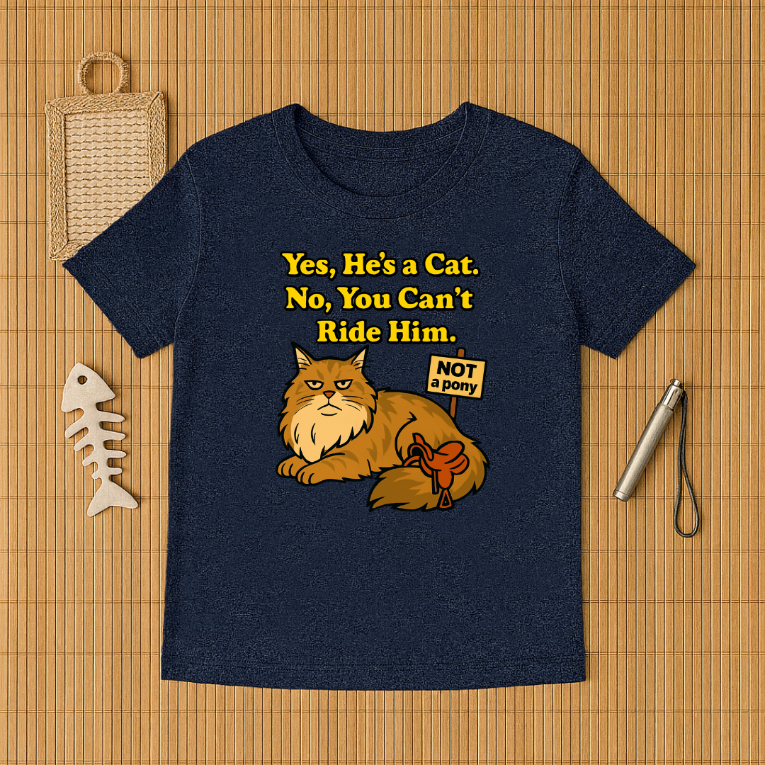 Yes, He's A Cat. No, You Can't Ride Him.