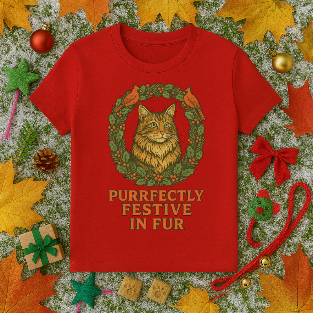 Purrfectly Festive In Fur