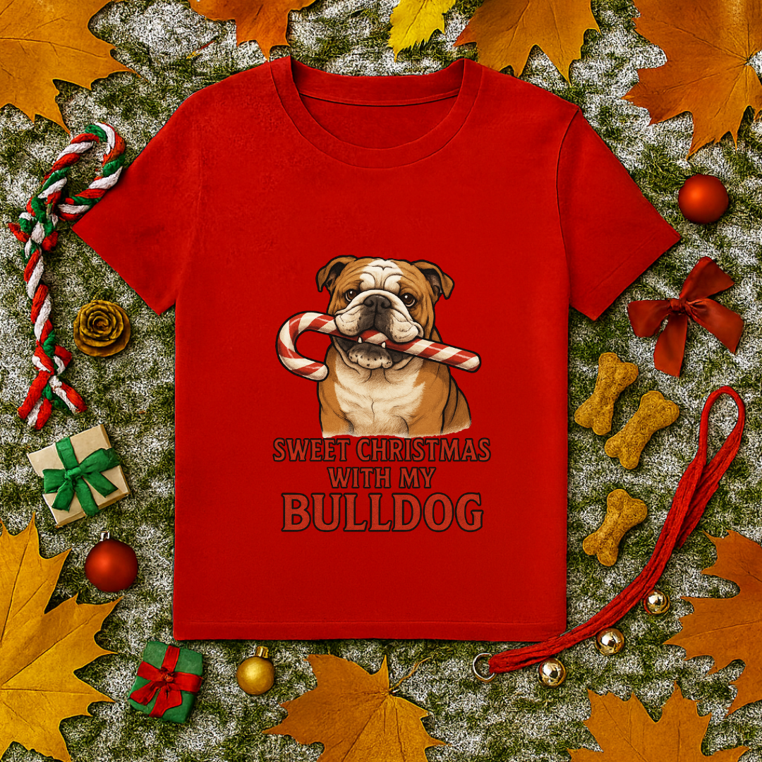 Sweet Christmas With My Bulldog