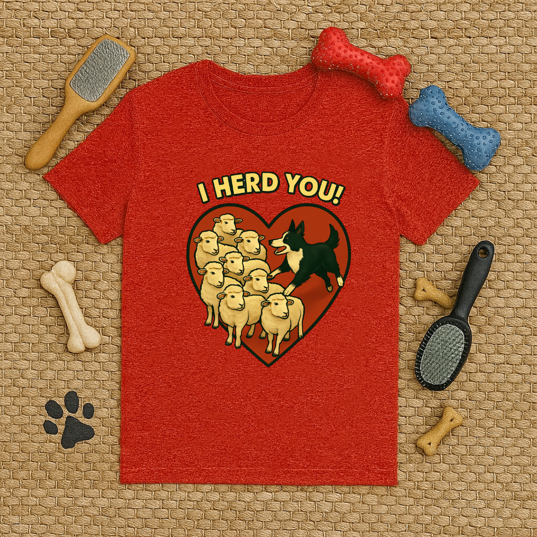 Humorous Herding Dog T-Shirt | I Herd You!
