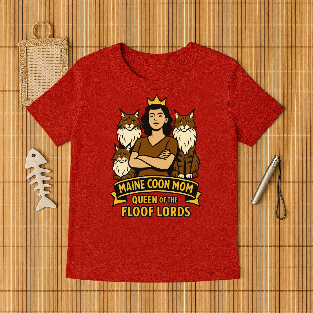 Maine Coon Mom, Queen Of The Floof Lords