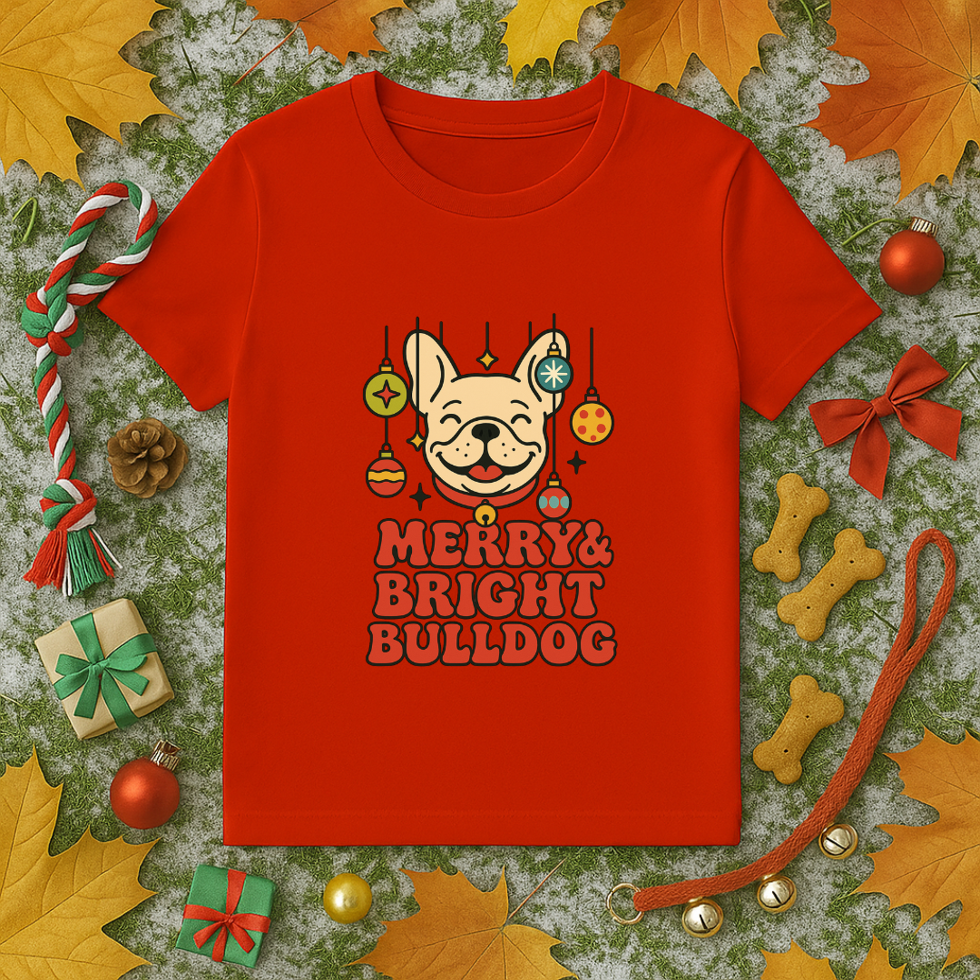 Merry & Bright Bulldog