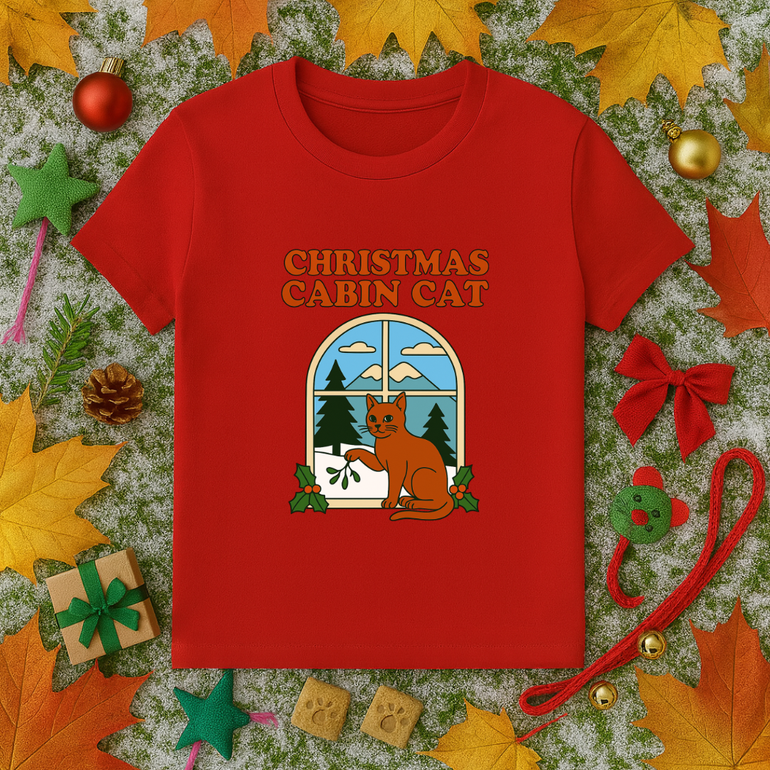 Christmas Cabin Cat