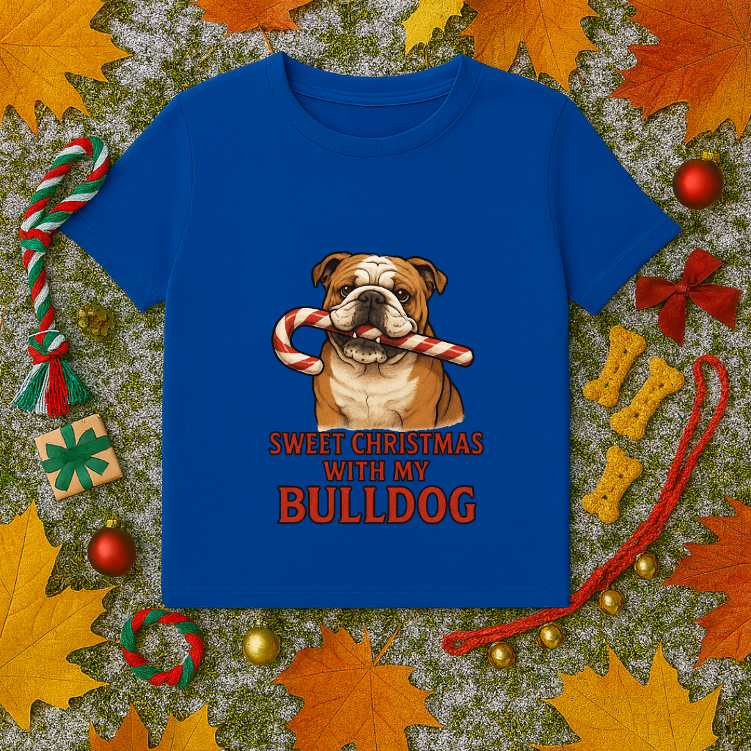 Sweet Christmas With My Bulldog