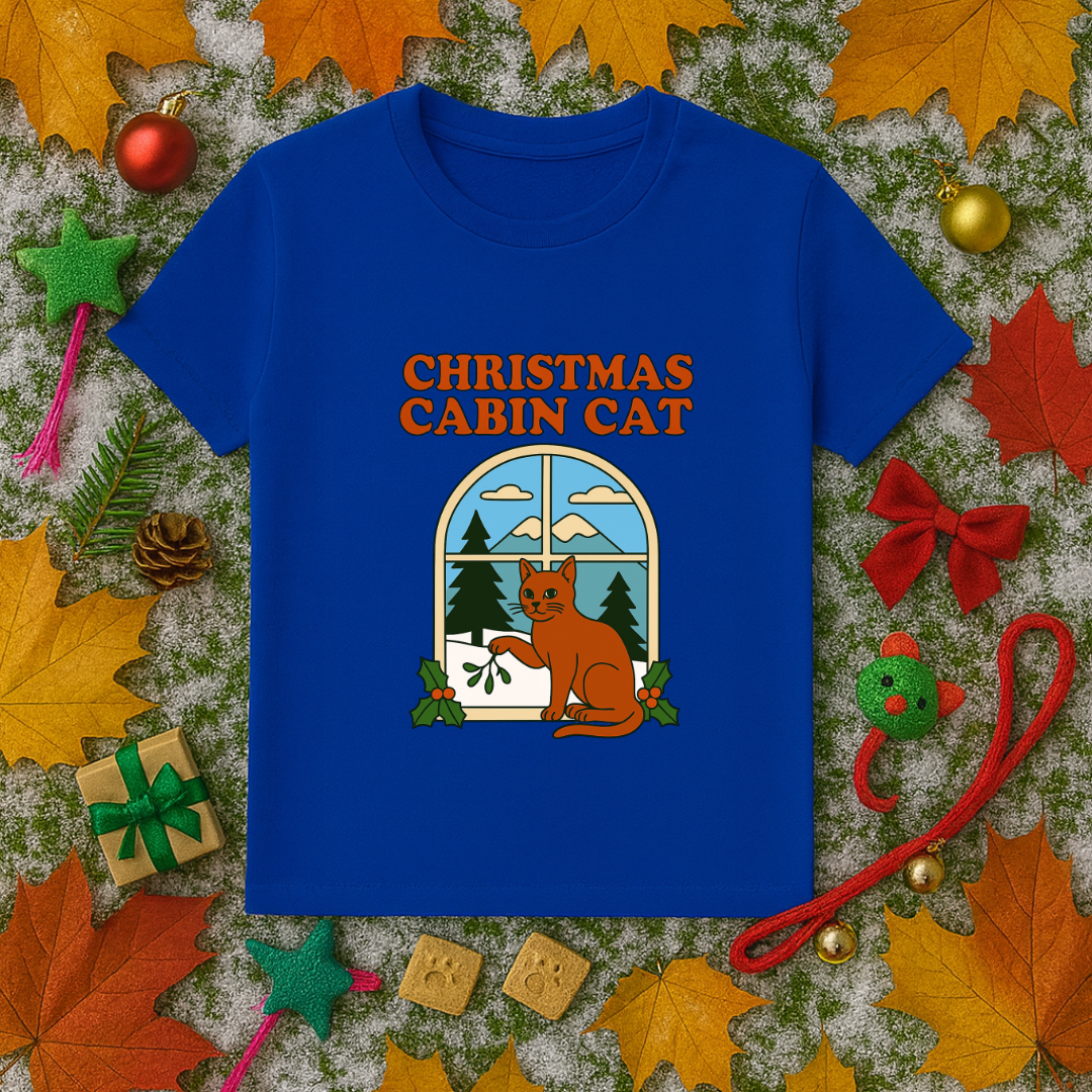 Christmas Cabin Cat