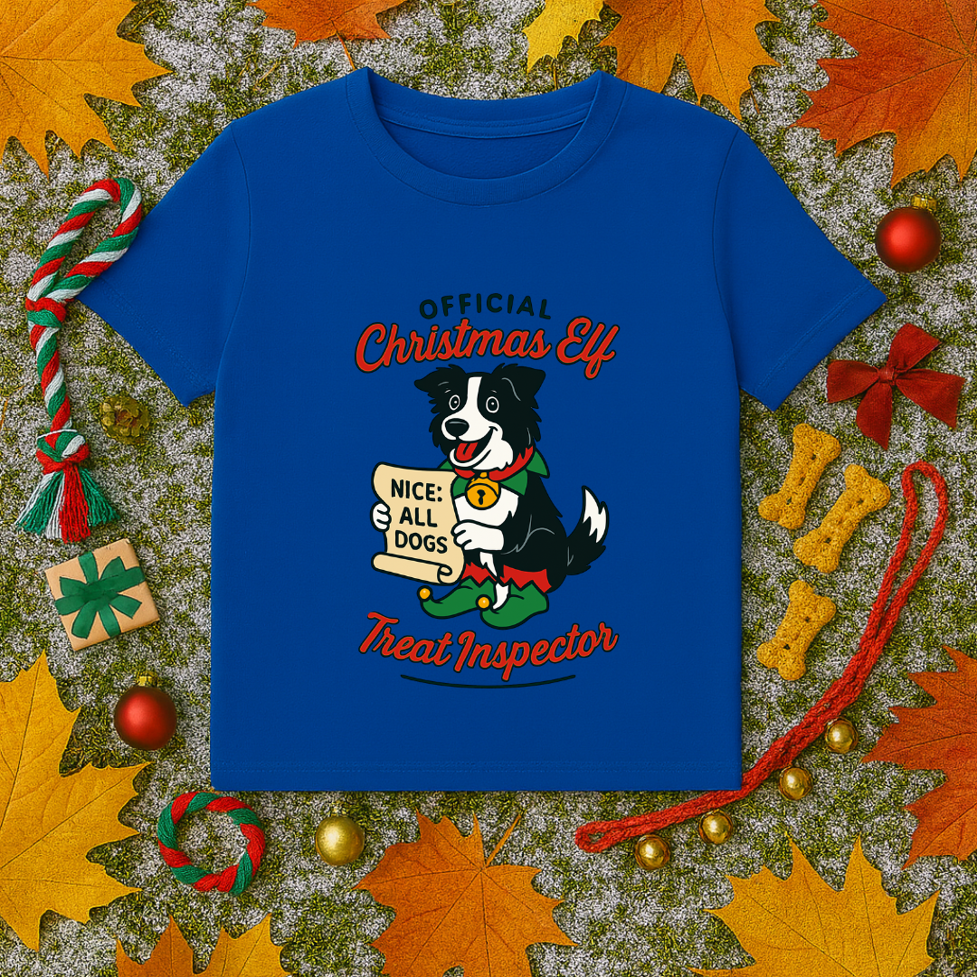 Official Christmas Elf Dog Treat Inspector