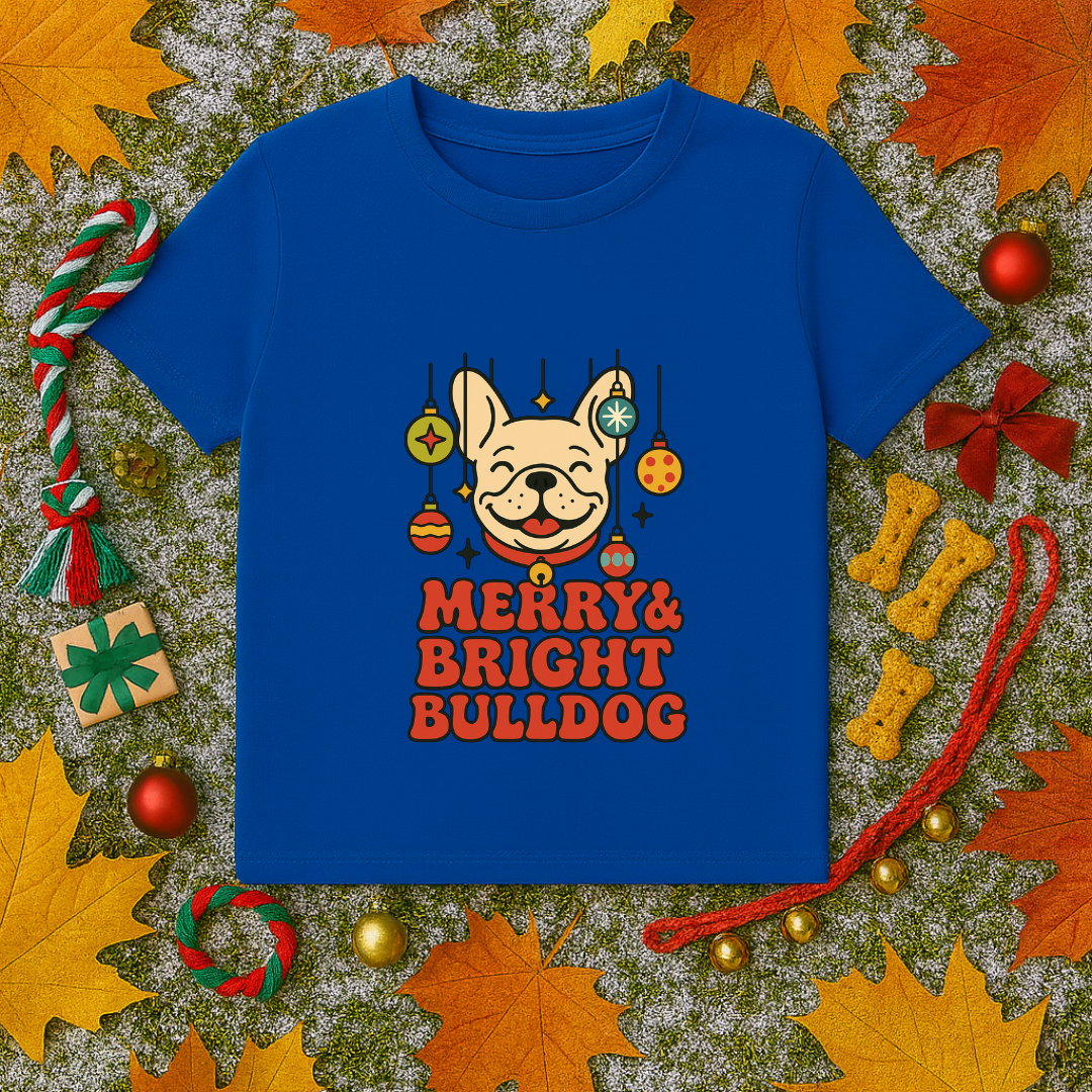 Merry & Bright Bulldog
