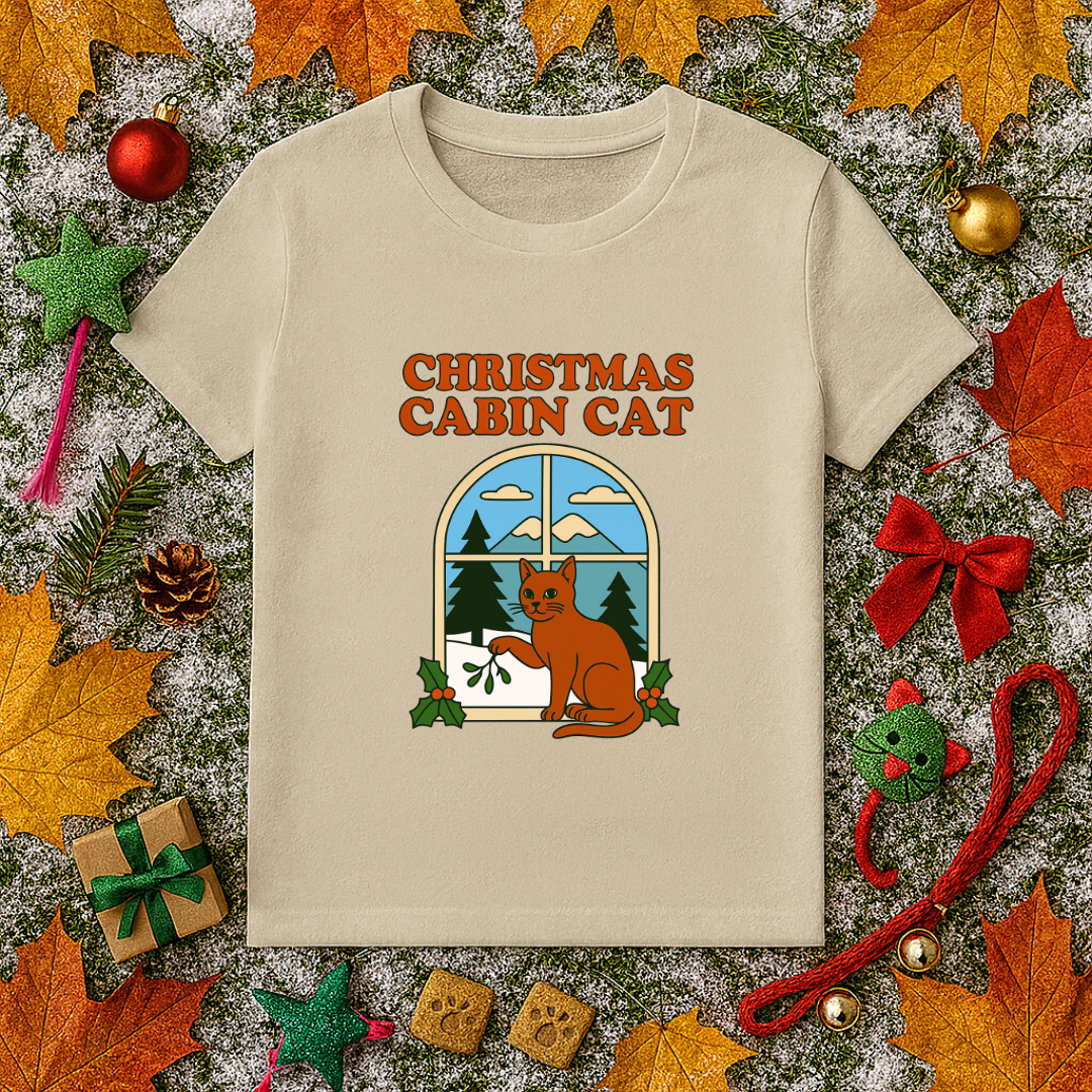 Christmas Cabin Cat