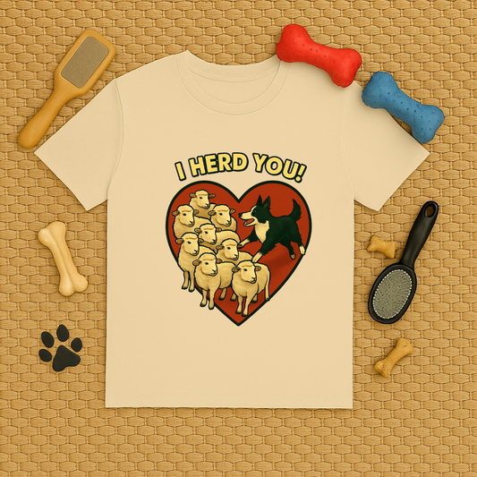 Humorous Herding Dog T-Shirt | I Herd You!