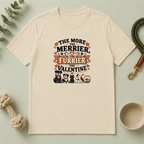 The More the Merrier the Furrier Valentine Pet T-Shirt