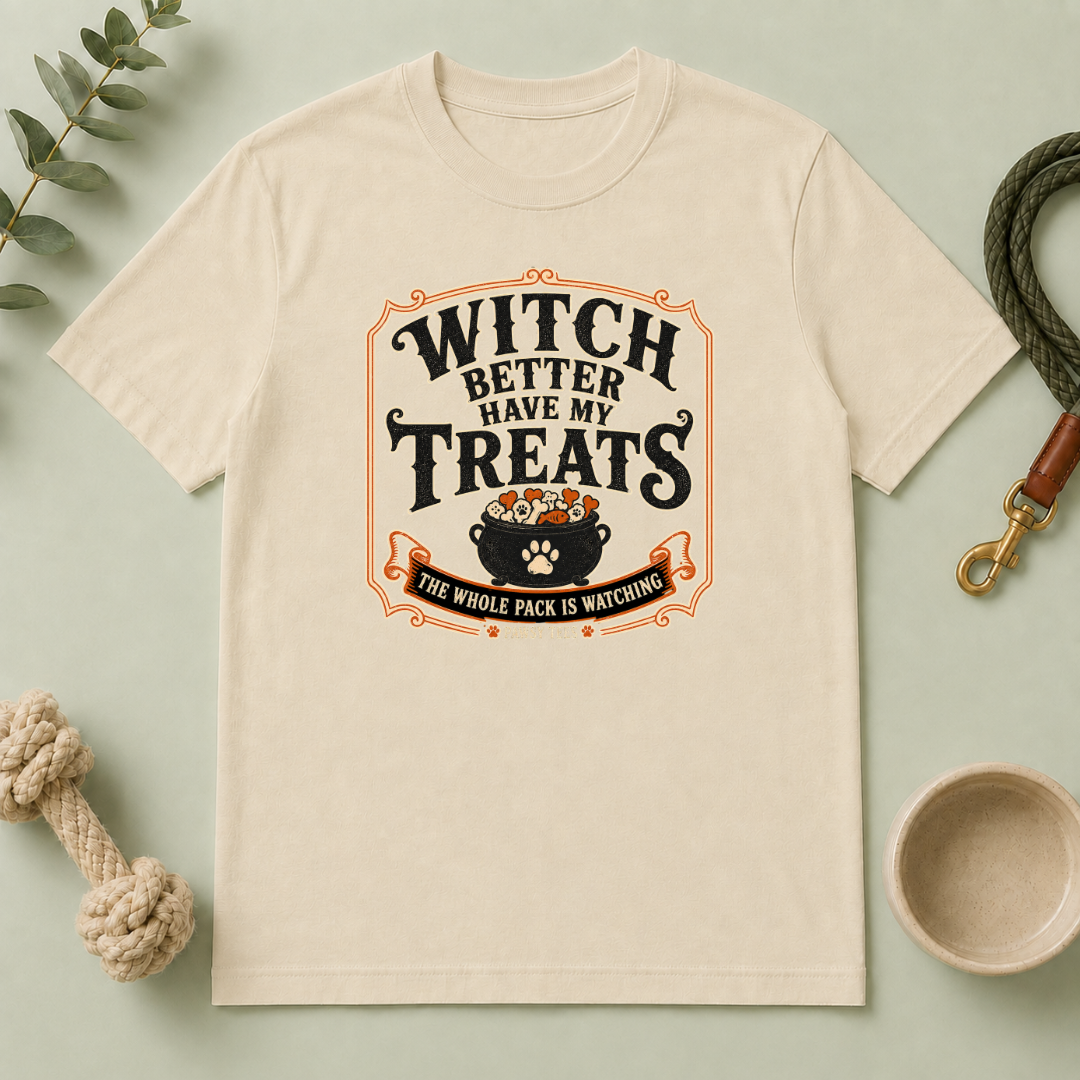 Witch Better Have My Treats Halloween Pet T-Shirt