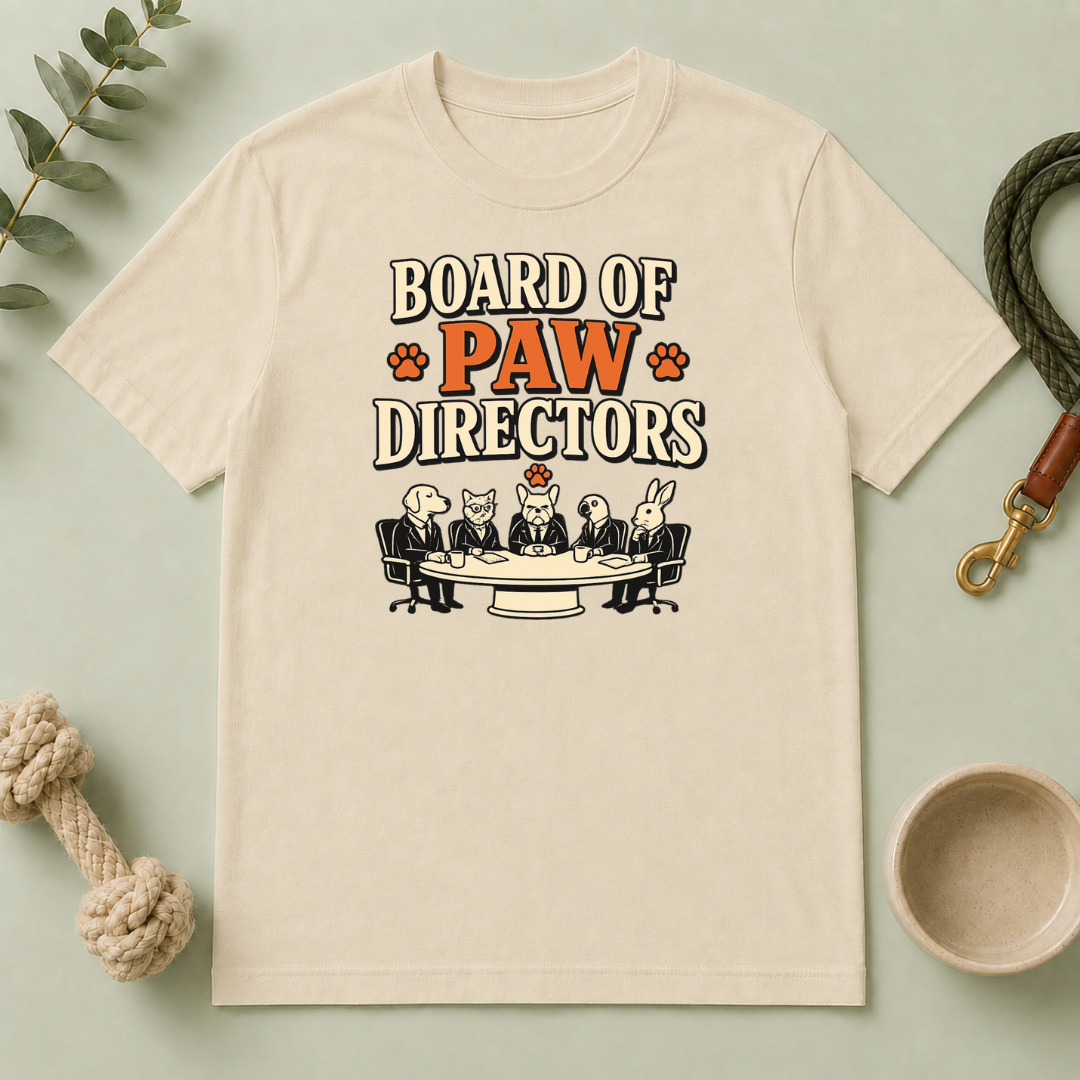 Board of Paw Directors — Funny Pet Lover Tee