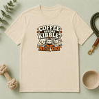 Coffee Before Kibble? Cute Pet Mom Graphic Tee
