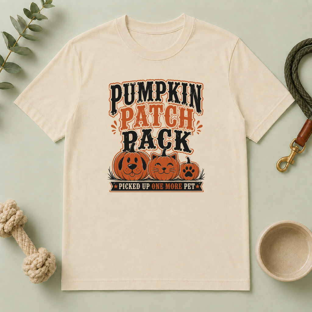 Pumpkin Patch Pack Halloween Pet T-Shirt