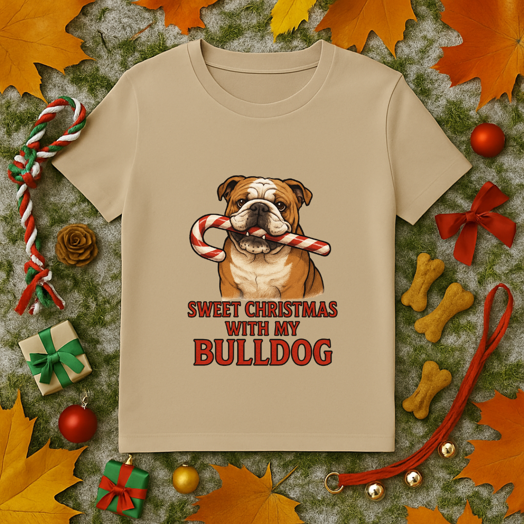 Sweet Christmas With My Bulldog