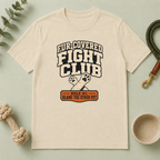 Fur-Covered Fight Club – Dog & Cat Rivalry T-Shirt