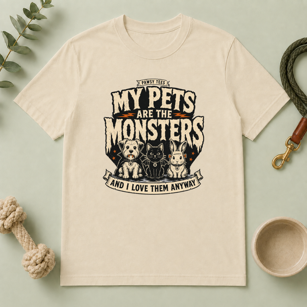 My Pets Are the Monsters ƒ?? Halloween T-Shirt