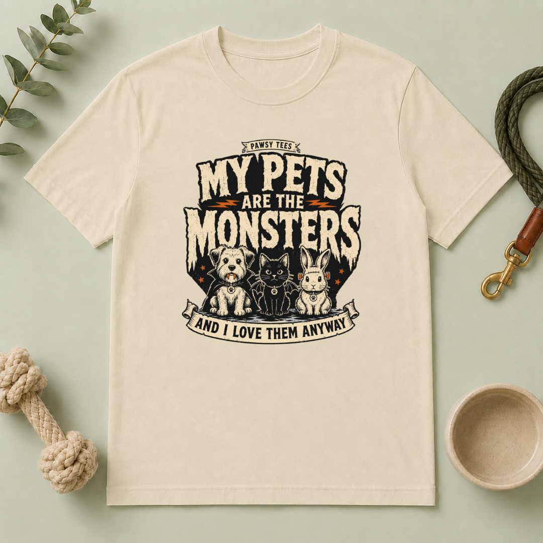 My Pets Are the Monsters ƒ?? Halloween T-Shirt