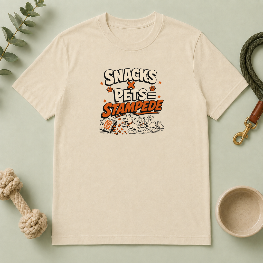 Snacks x Pets = Stampede Graphic Tee