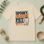 Spooky Season Pet Census Halloween T-Shirt