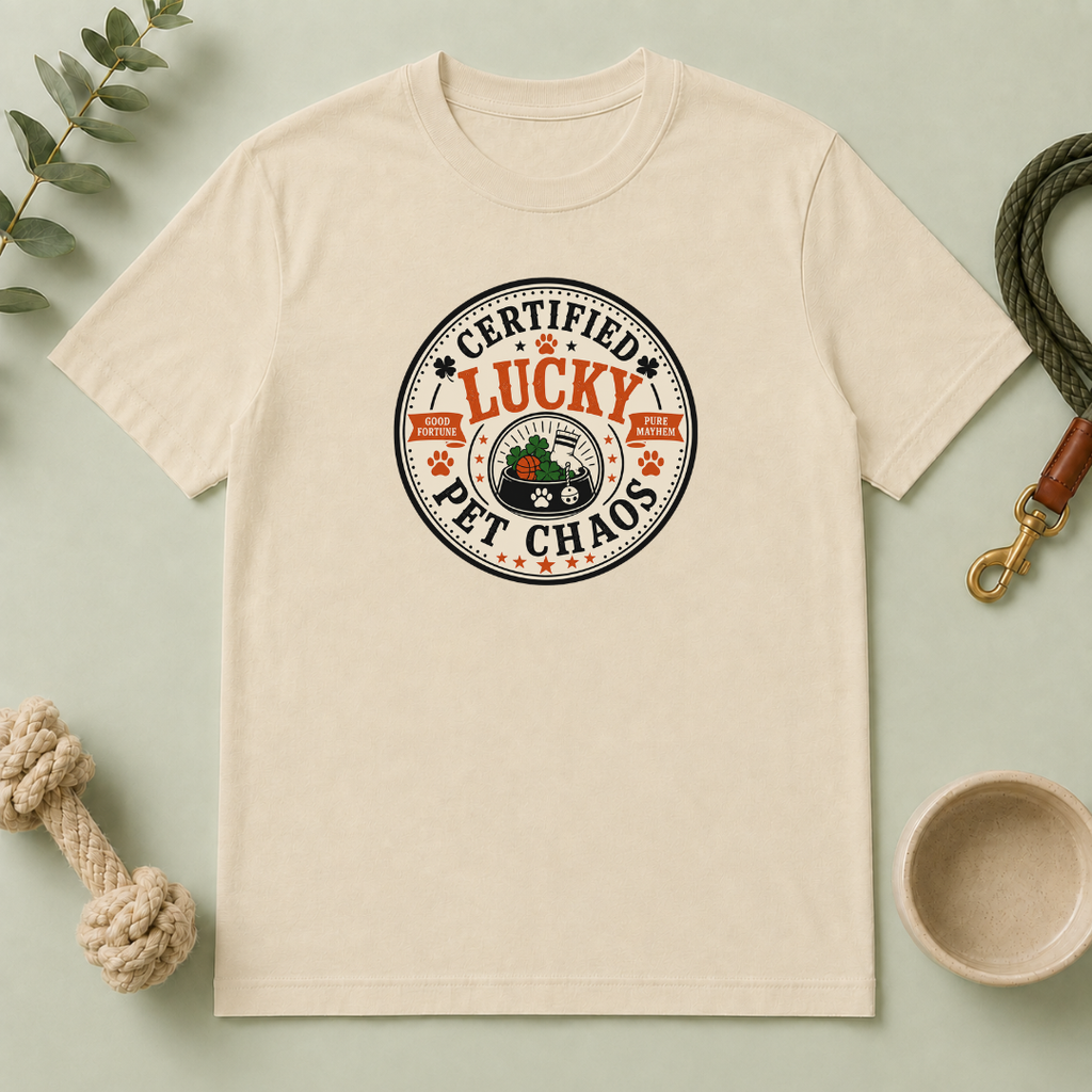 Certified Lucky Pet Chaos St. Patrick’s Day T-Shirt
