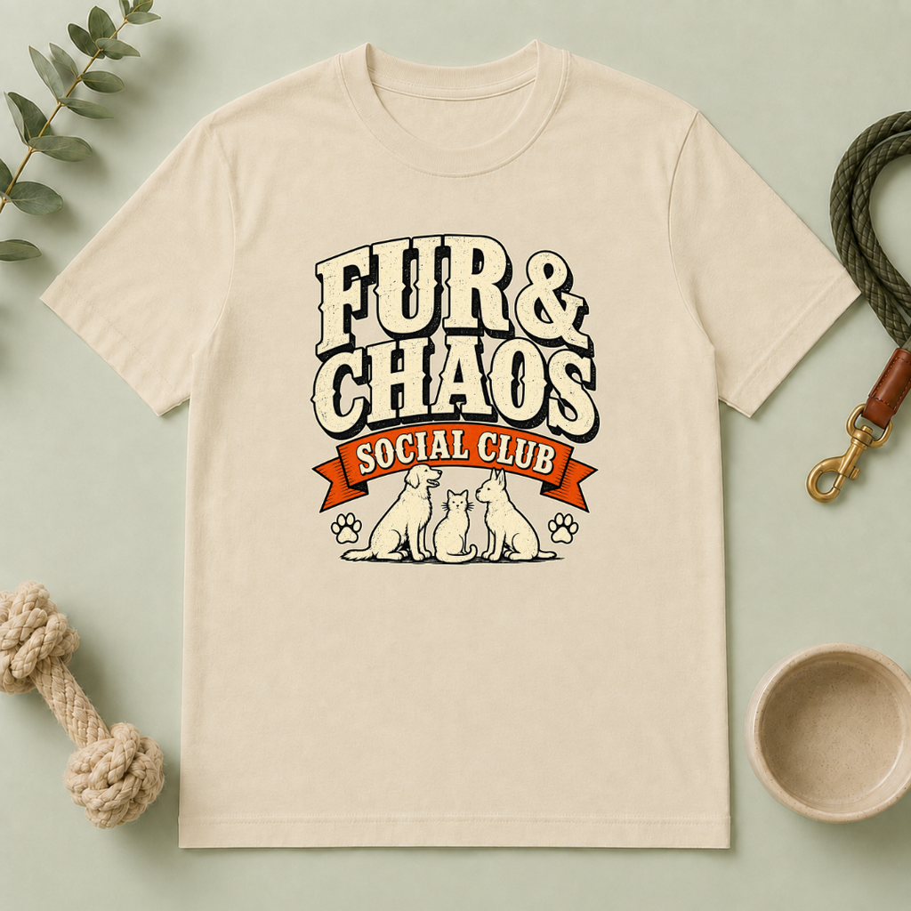 Fur & Chaos Social Club Tee