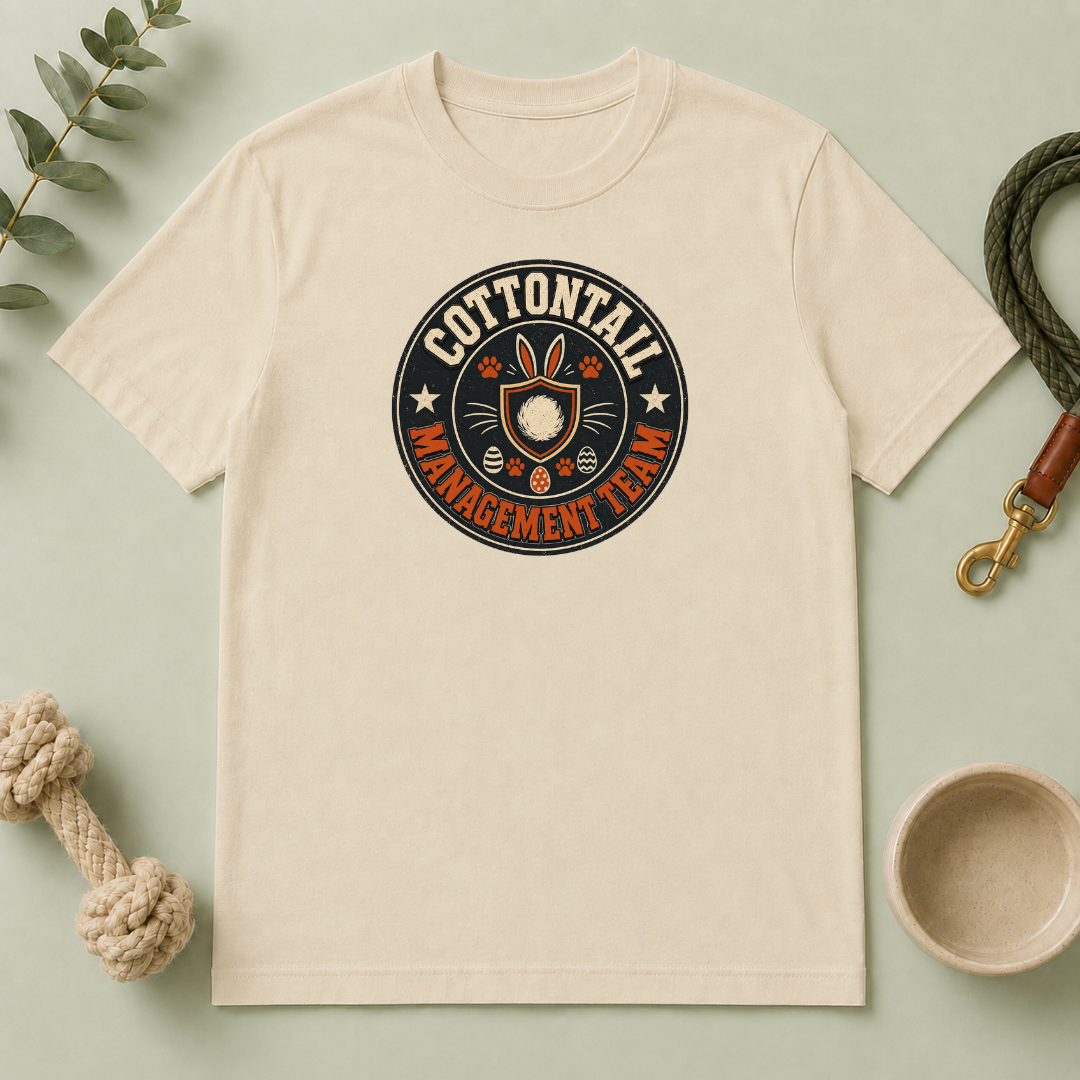 Cottontail Management Team Multi-Pet Easter T-Shirt