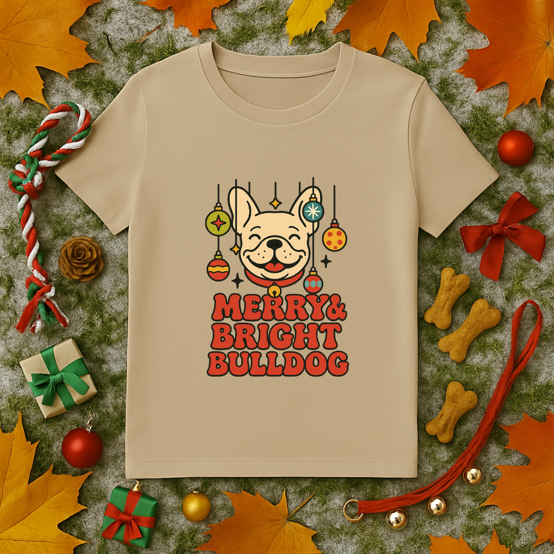 Merry & Bright Bulldog