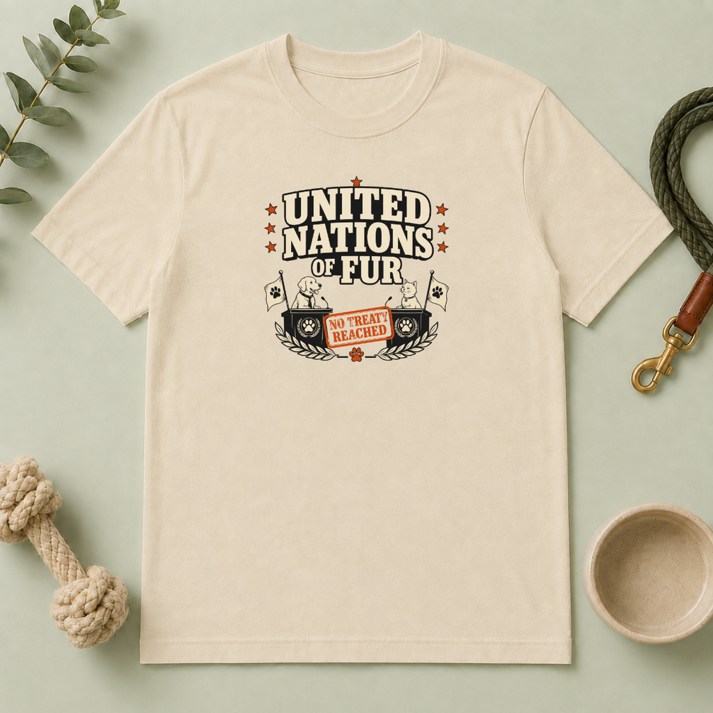 United Nations of Fur — Funny Pet Lover Graphic Tee