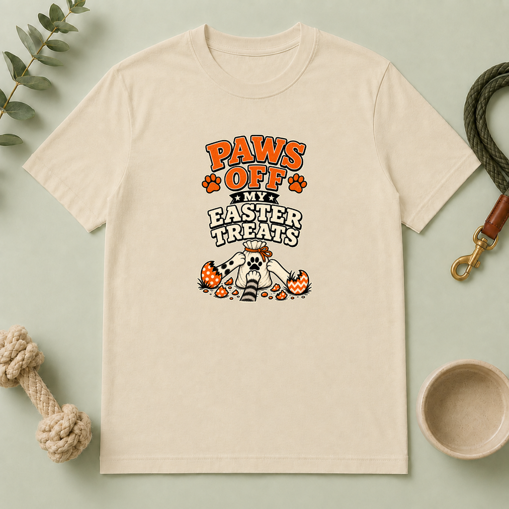 Paws Off My Easter Treats Tee