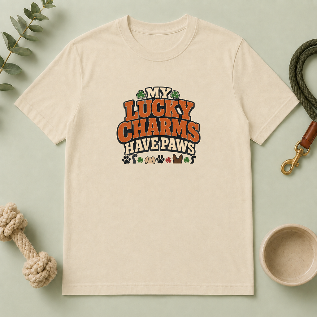 My Lucky Charms Have Paws St. Patrick’s Day T-Shirt