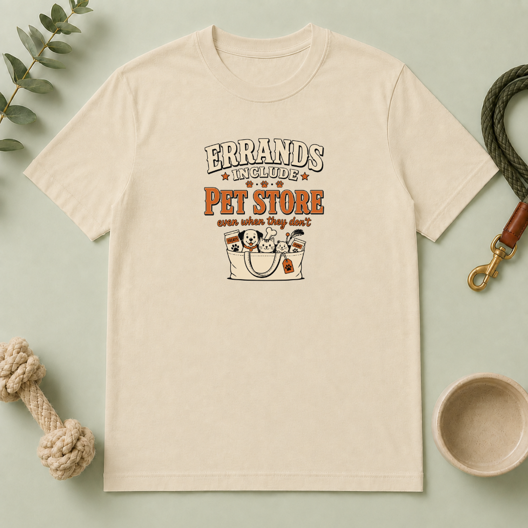 "Errands Include Pet Store Even When They Don't"