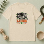 More Pets More Luck St. Patrick’s Day T-Shirt