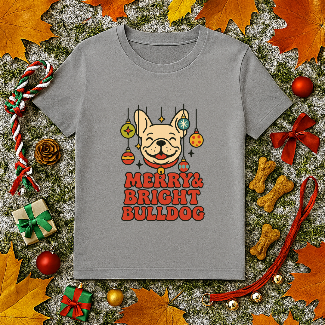 Merry & Bright Bulldog
