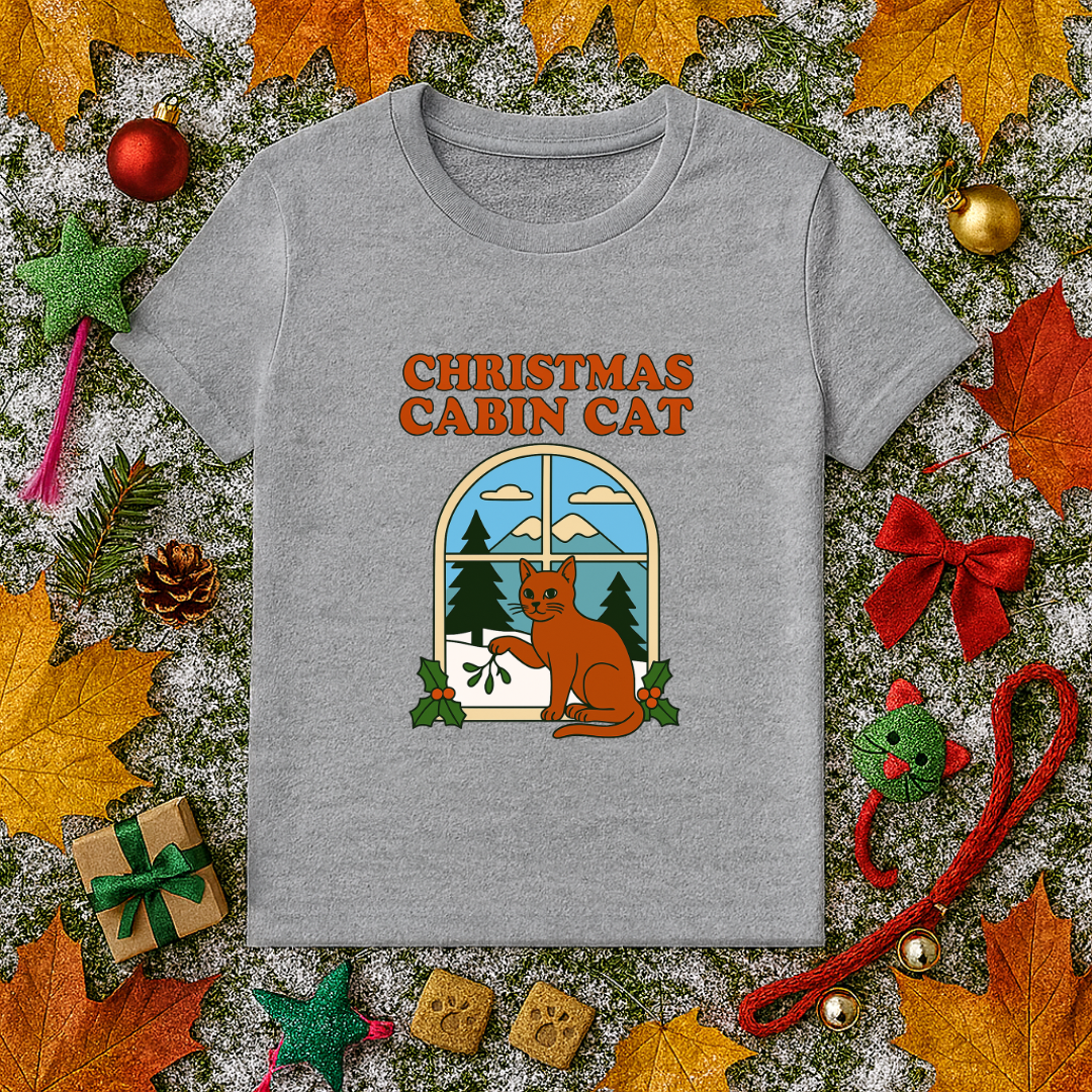 Christmas Cabin Cat
