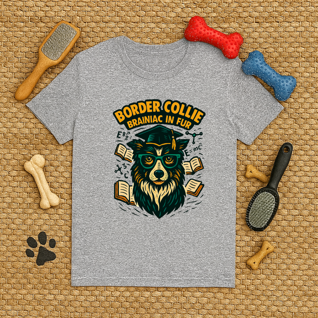 Border Collie Brainiac T-Shirt