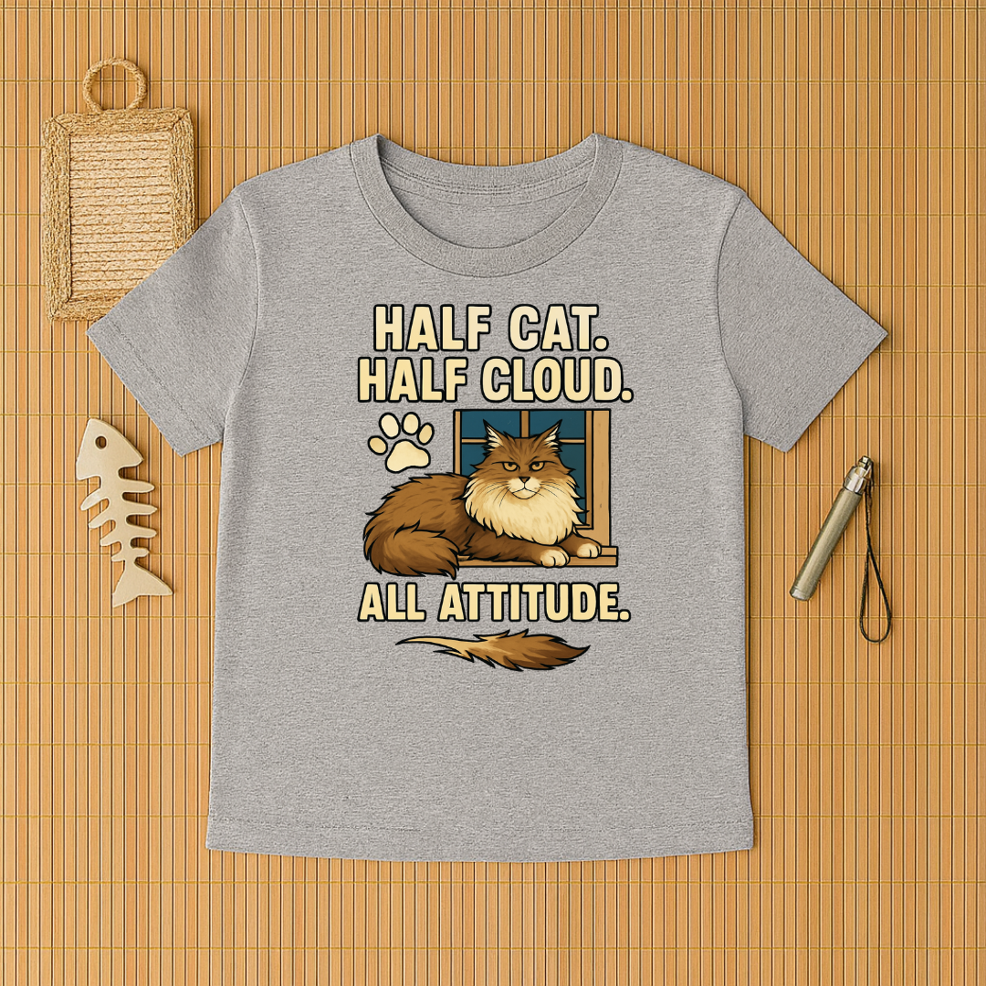 Half Cat Half Cloud All Attitude