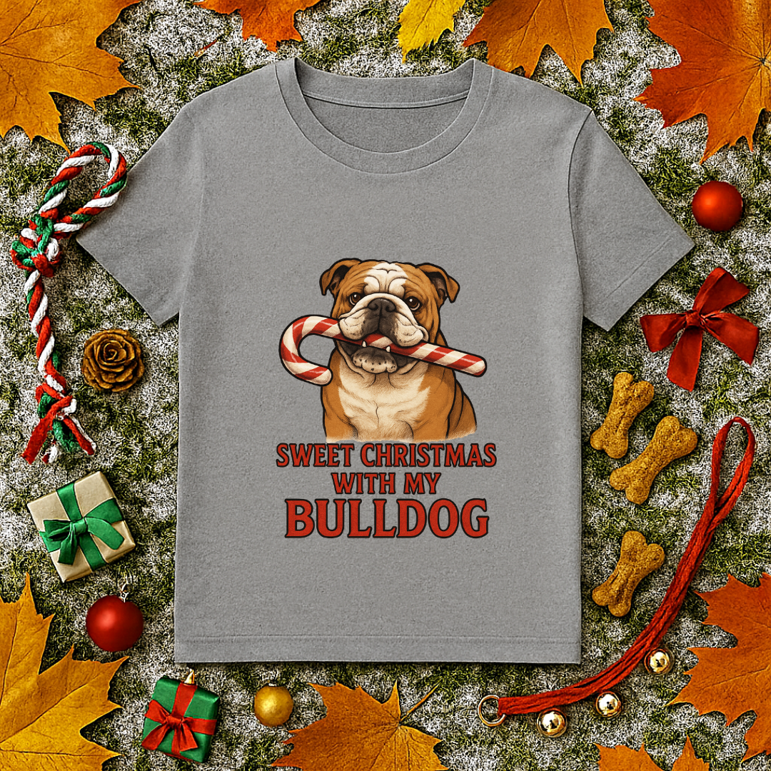 Sweet Christmas With My Bulldog