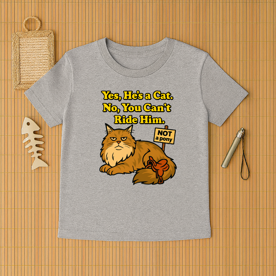 Yes, He's A Cat. No, You Can't Ride Him.