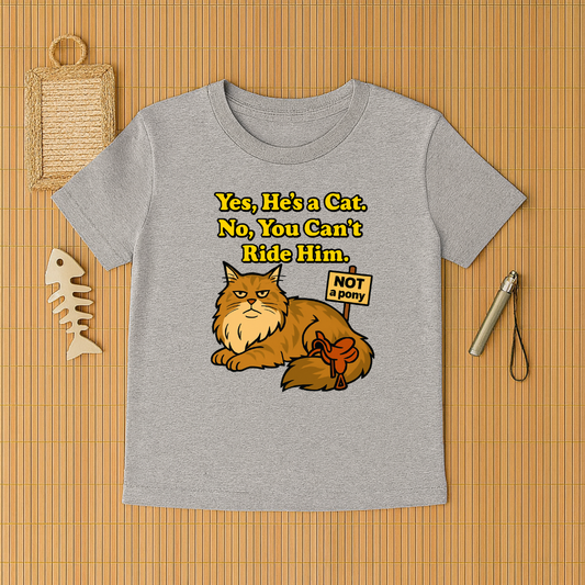 Yes, He's A Cat. No, You Can't Ride Him.