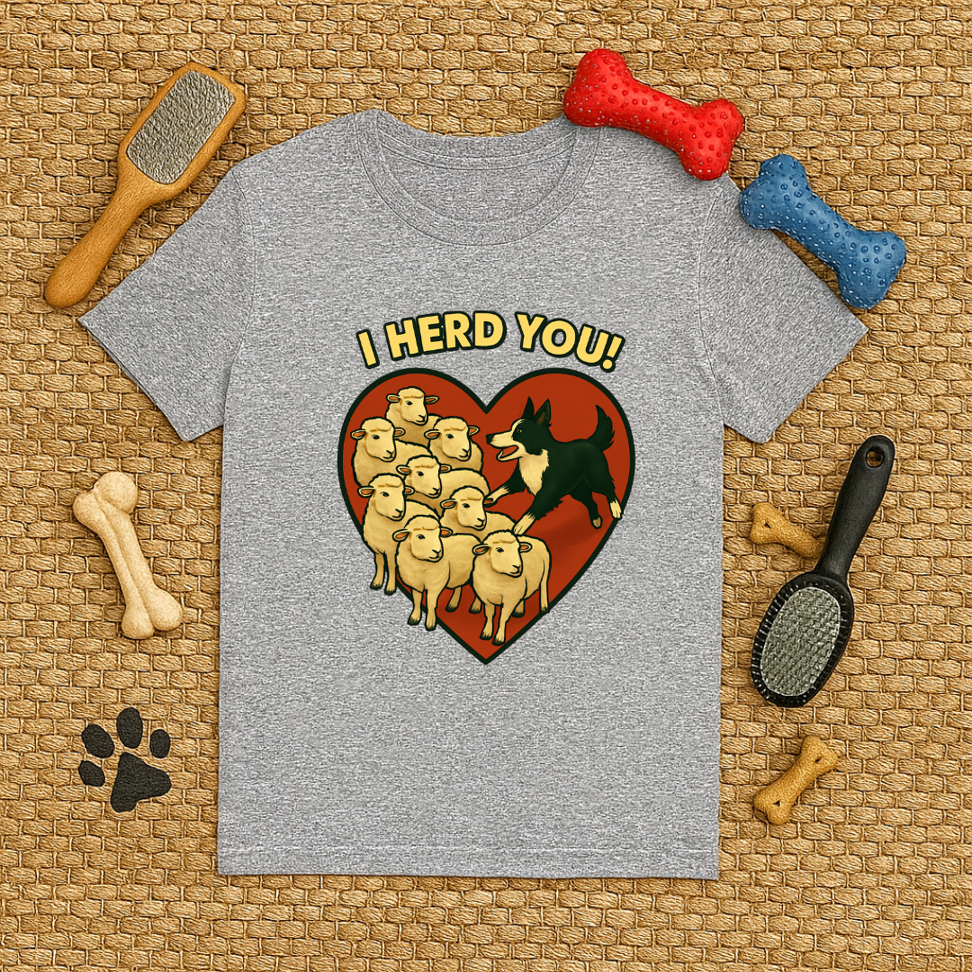 Humorous Herding Dog T-Shirt | I Herd You!