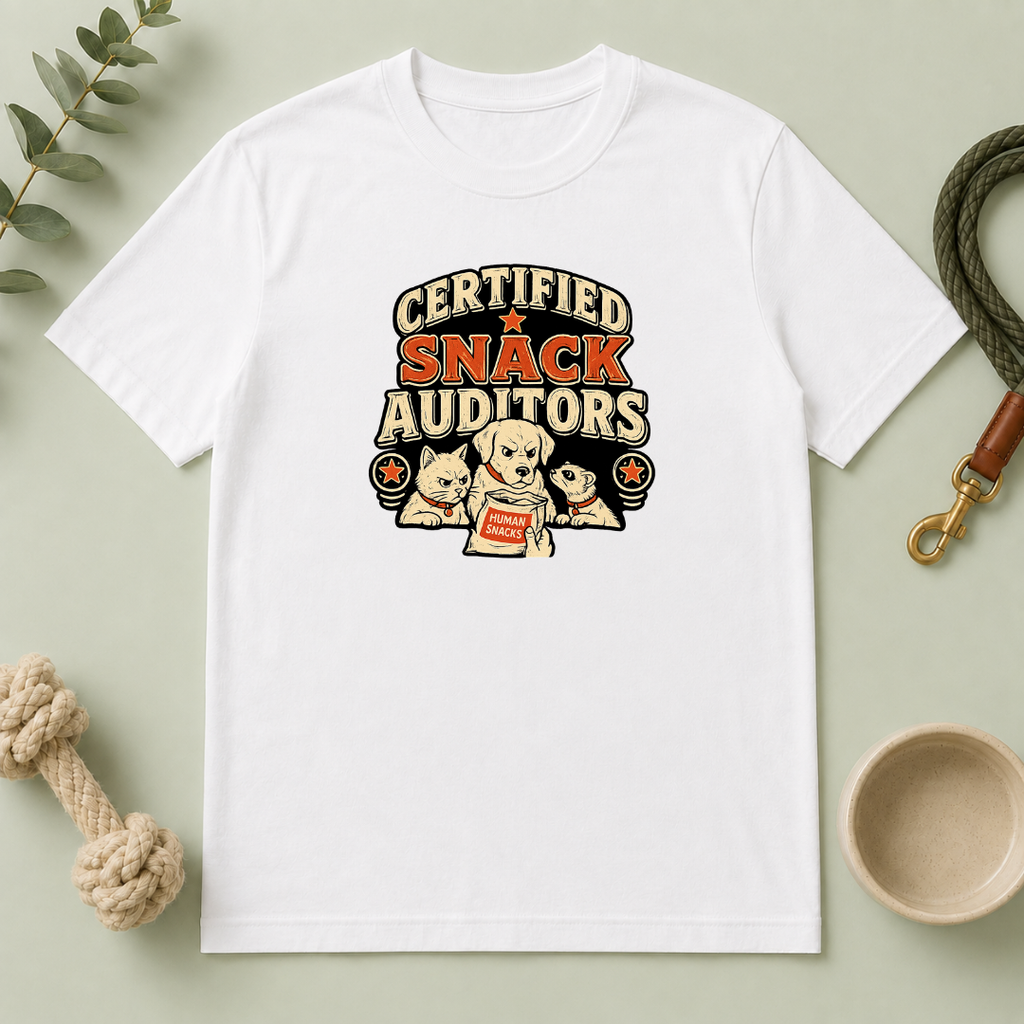 Certified Snack Auditors — Funny Certified Snack Inspectors Tee