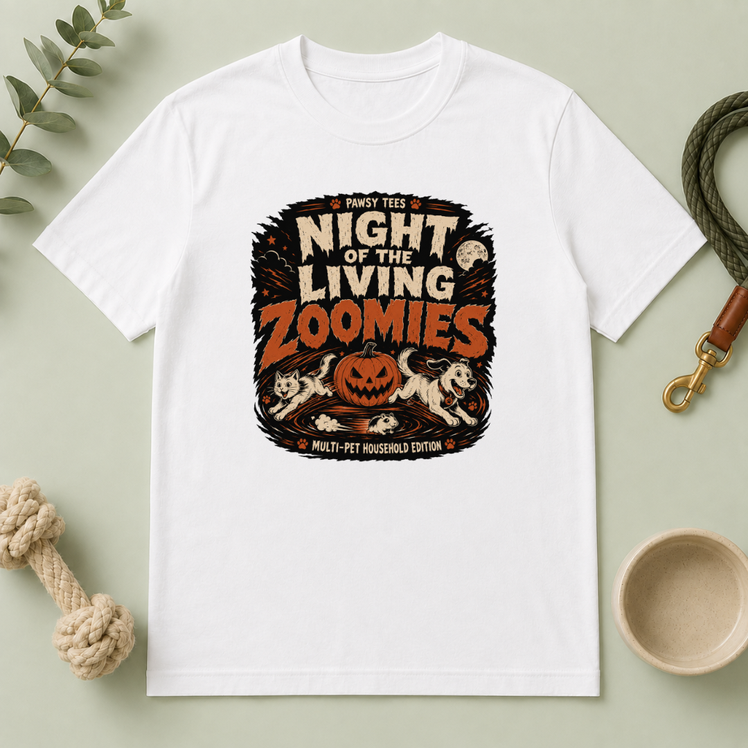 Night of the Living Zoomies ƒ?? Halloween Pet T-Shirt