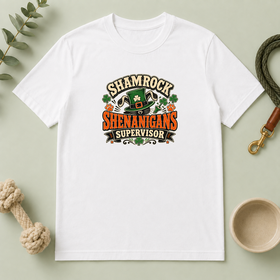Shamrock Shenanigans Supervisor St. Patrick’s Day T-Shirt
