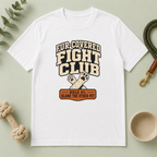 Fur-Covered Fight Club – Dog & Cat Rivalry T-Shirt